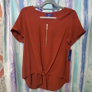 Apt 9 center tie blouse